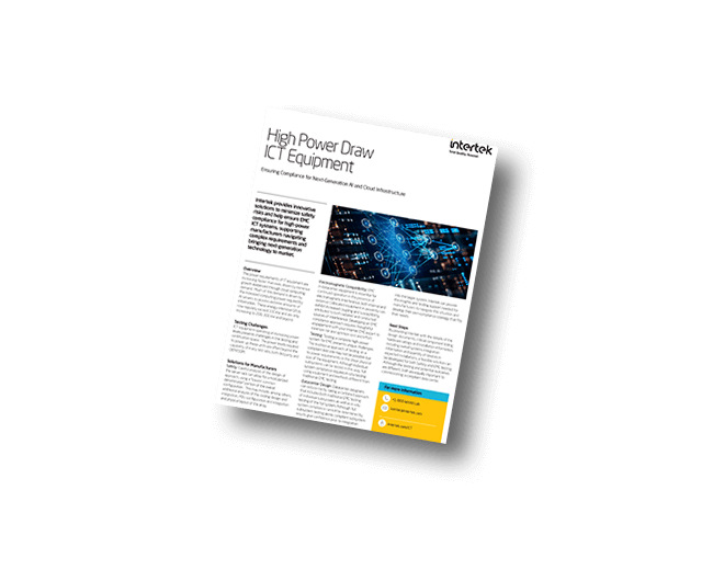 High Power Draw ICT Equipment | Fact Sheet